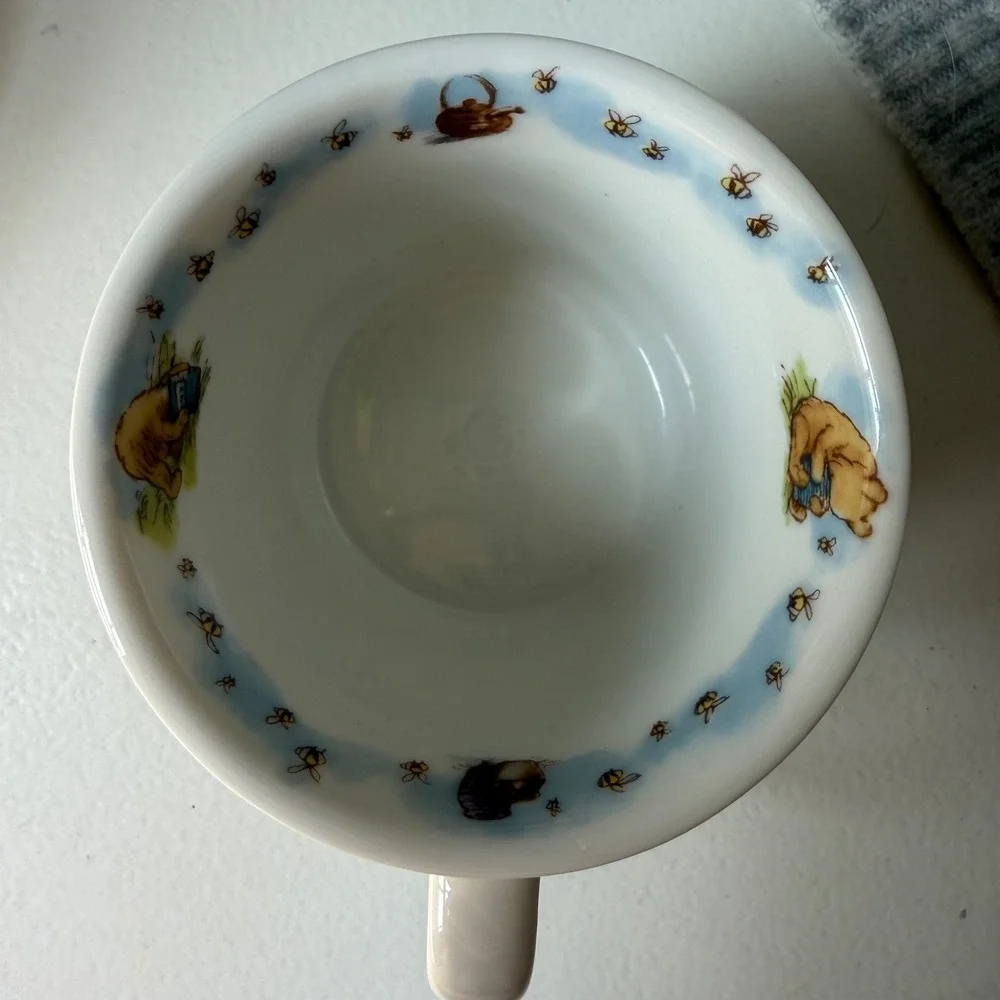Royal Doulton WINNIE THE POOH Classic 4pc Nursery Set Plate Bowls Mug Bone China